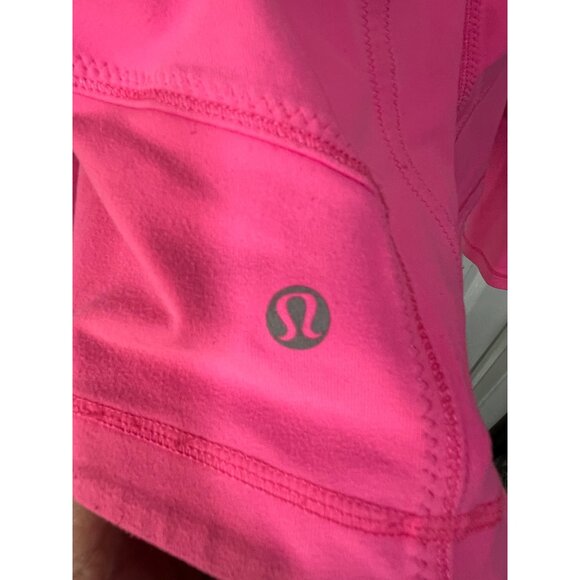 Lululemon Pink Define Zip-Up Jacket Womens Size 8 Cotton/Spandex Fitted Athleti - Picture 4 of 8